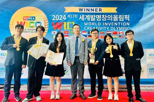 Đề tài nghiên cứu của nhóm được ban giám khảo đánh giá cao. 