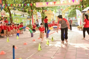 Chất lượng giáo dục mầm non tại Hà Nội có sự phát triển vượt bậc.