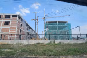 Công trình xây không phép của Công ty TNHH Anctek Việt Nam bị xử phạt. Ảnh: H.C