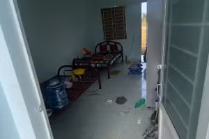 Căn phòng trọ xảy ra vụ án mạng.