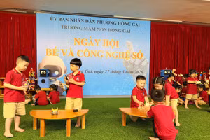 Tham gia ngày hội, các bé đã được trải nghiệm đa dạng các trò chơi và hoạt động thú vị.