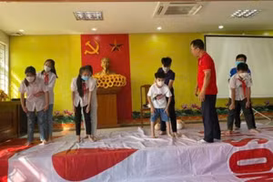 Học sinh Ba Chẽ rèn luyện kỹ năng phòng tránh đuối nước, tai nạn thương tích.