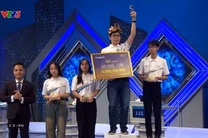 Trần Lê Minh Triết giành vòng nguyệt quế đầu tiên của Olympia năm thứ 25.