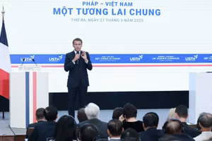 Tổng thống Pháp Emmanuel Macron.