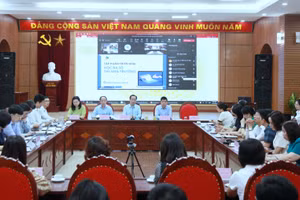 Quang cảnh buổi tập huấn.