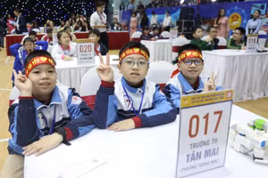 Ngày hội thu hút 552 học sinh tiểu học tiêu biểu.