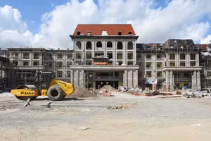 Trên công trường trường học hơn 226 tỷ đồng ở Quảng Ninh