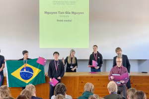 Nguyễn Tấn Gia Nguyên giành huy chương Vàng Olympic Vật lý Bắc Âu - Baltic năm 2025.