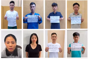 Các nghi phạm trong vụ án.