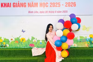 Cô giáo Lý Thị Mai. 