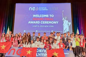 Đội Việt Nam đạt thành tích xuất sắc tại cuộc thi.