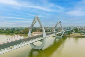 Cầu Thiên Trường được đưa vào sử dụng sáng 19/5.