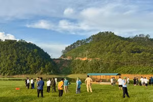 Khu vực nơi các nạn nhân gặp nạn.