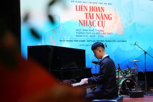 Một tiết mục được trình diễn tại liên hoan.