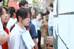 Thí sinh dự thi vào lớp 10 tại Hà Nội năm 2025.
