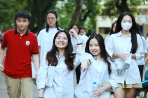 Thí sinh dự thi tốt nghiệp THPT năm 2025 tại Hà Nội.