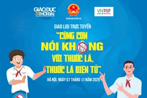 Giao lưu trực tuyến: Cùng con nói không với thuốc lá, thuốc lá điện tử