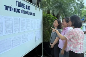 Đã có hơn 7.200 hồ sơ đăng ký tuyển dụng được gửi về Sở.