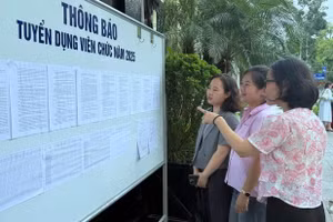 Đã có hơn 7.200 hồ sơ đăng ký tuyển dụng được gửi về Sở.