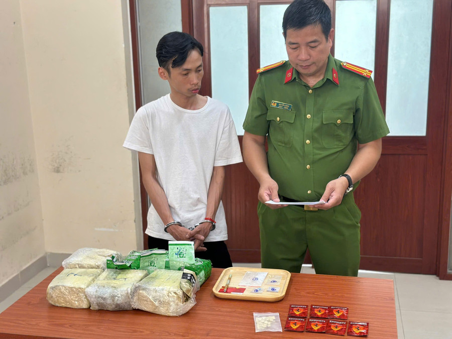 Ma túy các loại bị Công an TPHCM thu giữ. (Ảnh: Công an TPHCM).