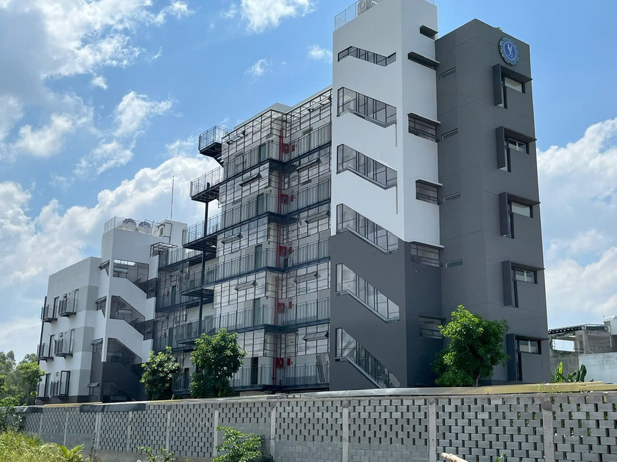 Khu ký túc xá hiện đại của Trường Đại học Luật TPHCM. Ảnh: NTCC.