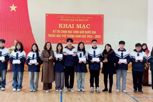 Cao Bằng giành kết quả đáng khích lệ về giải HS giỏi quốc gia