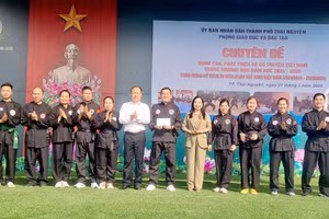 Chuyên đề nâng cao, phát triển võ cổ truyền trong trường học của Phòng GD&ĐT thành phố Thái Nguyên.