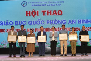 Lạng Sơn tổng kết Hội thao giáo dục quốc phòng an ninh cho học sinh THPT