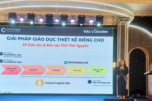 Các chuyên gia trình bày về mô hình, phương pháp dạy học tiếng Anh trong trường Tiểu học.