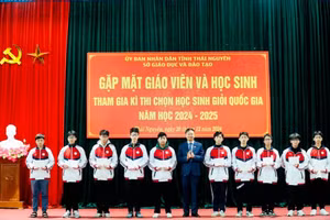 Thái Nguyên vào top 10 tỉnh thành về số giải HSG quốc gia