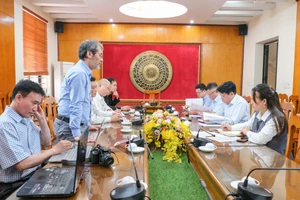 Đoàn công tác các cơ quan báo chí trung ương làm việc tại Sở Nông nghiệp và Môi trường tỉnh Thái Nguyên.