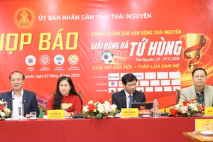 Ban tổ chức thông tin về Giải bóng đá Tứ hùng - Thái Nguyên năm 2025.