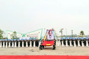 Quang cảnh Lễ khai mạc Hội thi.