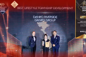 Danko Riverside giành giải Khu đô thị kiến tạo phong cách sống tốt nhất Việt Nam.