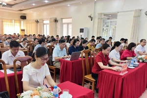 Các học viên tham dự lớp tập huấn. Ảnh: T.H