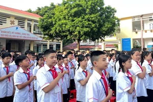 Một hoạt động ngoại khóa của trường THCS Tam Thanh (phường Tam Thanh, tỉnh Lạng Sơn).