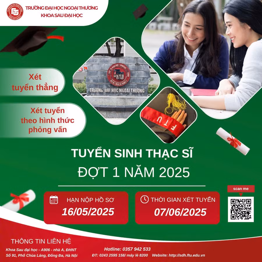 Chương trình đào tạo Thạc sĩ Tài chính - Ngân hàng - Bệ phóng tri thức, thực hành nghề nghiệp.