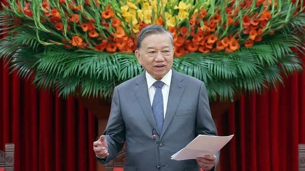 Tổng Bí thư Tô Lâm. (Ảnh: Thống Nhất/TTXVN)