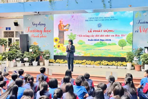Tết trồng cây được thực hiện linh hoạt, phù hợp với điều kiện của từng đơn vị, nhà trường. 
