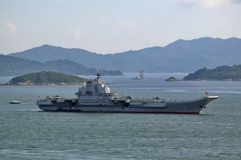 Tàu sân bay Liêu Ninh của Trung Quốc.