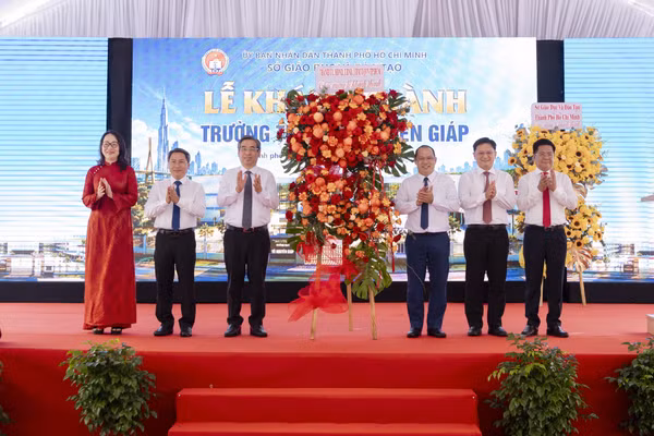TPHCM đưa vào sử dụng Trường THPT Võ Nguyên Giáp trước thềm năm học mới.