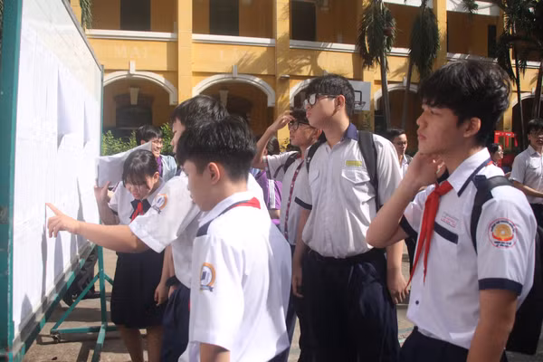 Học sinh TPHCM tham gia kỳ thi lớp 10 năm 2025.