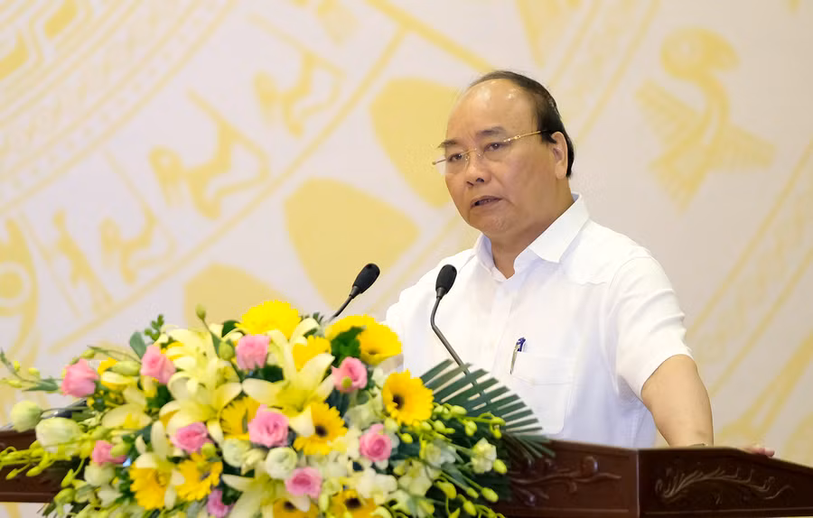 Thủ tướng Nguyễn Xuân Phúc: Cán bộ không làm sai thì ít xảy ra hoặc không xảy ra khiếu kiện Ảnh: VGP