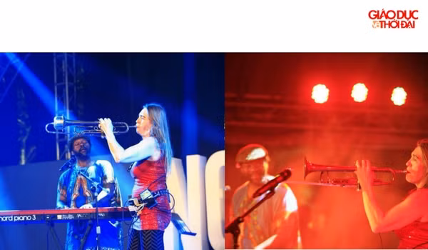 Biểu diễn nhạc jazz của nghệ sĩ Saskia Laroo & Warren Byrd - Hà Lan