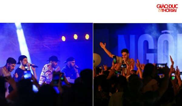 Biểu diễn nhóm beatbox Berywarm nhóm nhạc Pháp. Biểu diễn nhóm beatbox Berywarm nhóm nhạc Pháp.