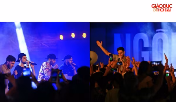 Biểu diễn nhóm beatbox Berywarm nhóm nhạc Pháp.