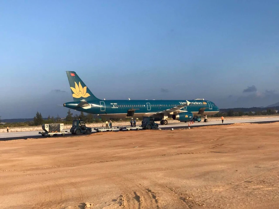 Chuyến bay VN7344 của Vietnam Airlines đã hạ cánh nhầm xuống đường băng số 02 là đường băng chưa được đưa vào khai thác.