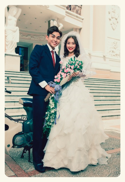 Ảnh cưới chụp thời “Ông Bà anh”.