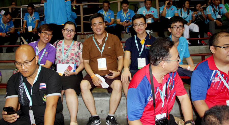 Đoàn thể thao học sinh Việt Nam tại lễ bế mạc Đoàn thể thao học sinh Việt Nam tại lễ bế mạc