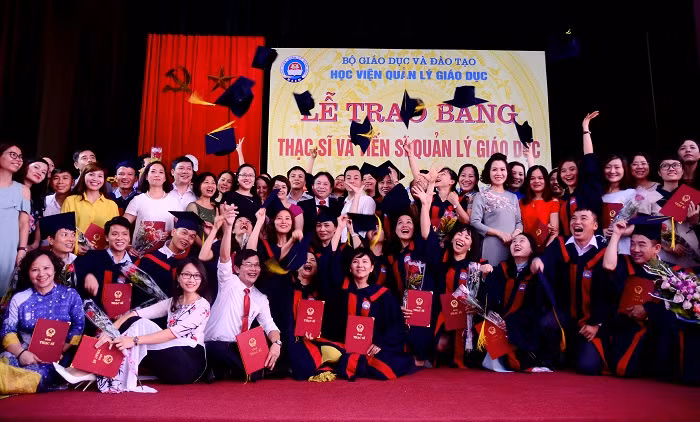 Các tân Thạc sĩ, Tiến sĩ Quản lý giáo dục của Học viện Quản lý giáo dục năm 2017